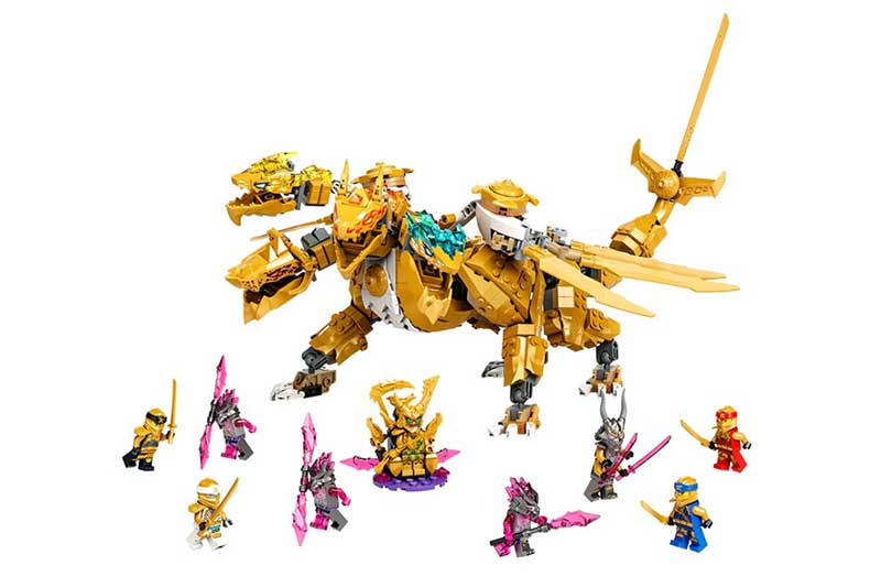 Đánh giá LEGO Ninjago 71774 Lloyd’s Golden Ultra Dragon