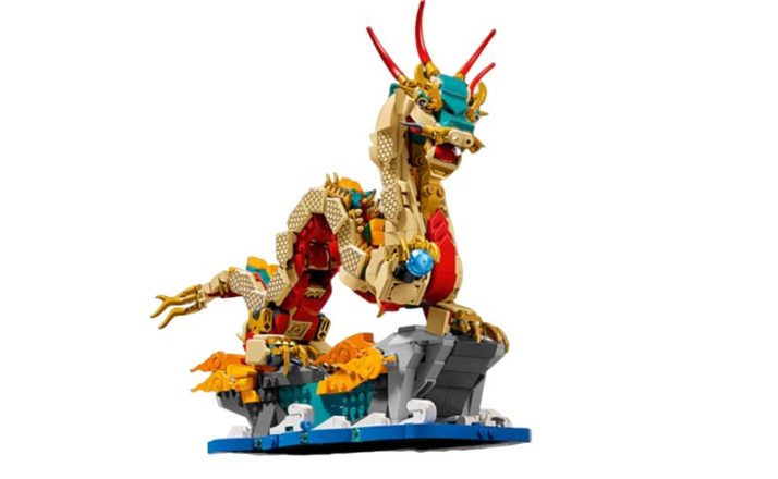 Mô hình LEGO Auspicious Dragon 80112 New Year 2024 - Người chơi lego