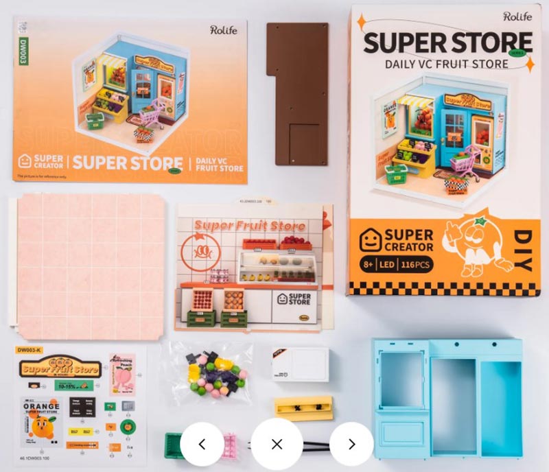 Review Rolife Super Fruit Store DIY Miniature House DW003